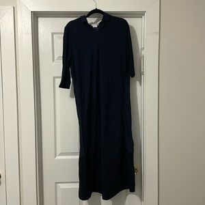 NWT Navy blue Lacoste maxi dress size 40/8